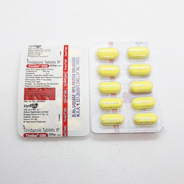 Tiniba-500 (Тинидазол 500мг) 10таб