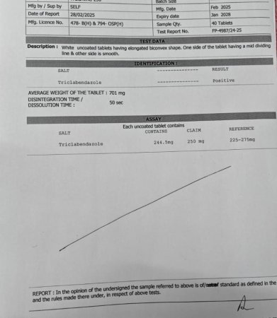 Сертификат tricavac-250